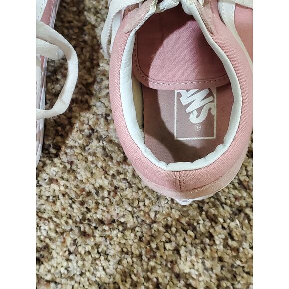 Vans Old Skool Women’s 6 Pink Suede Canvas Low Top Skate Shoes Classic VN000D3HY - Picture 8 of 11